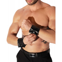 Чоловічий браслет Noir Handmade H075 з потайним гаманцем, пара, під латекс, потайна блискавка