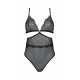 Боді Passion AMBERLY BODY black XXL/XXXL: вишукана відкрита спина з детальним мереживом
