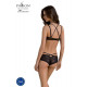 Комплект Passion DROSERA BIKINI black: детальний вигляд чорного бюстгальтера з боку