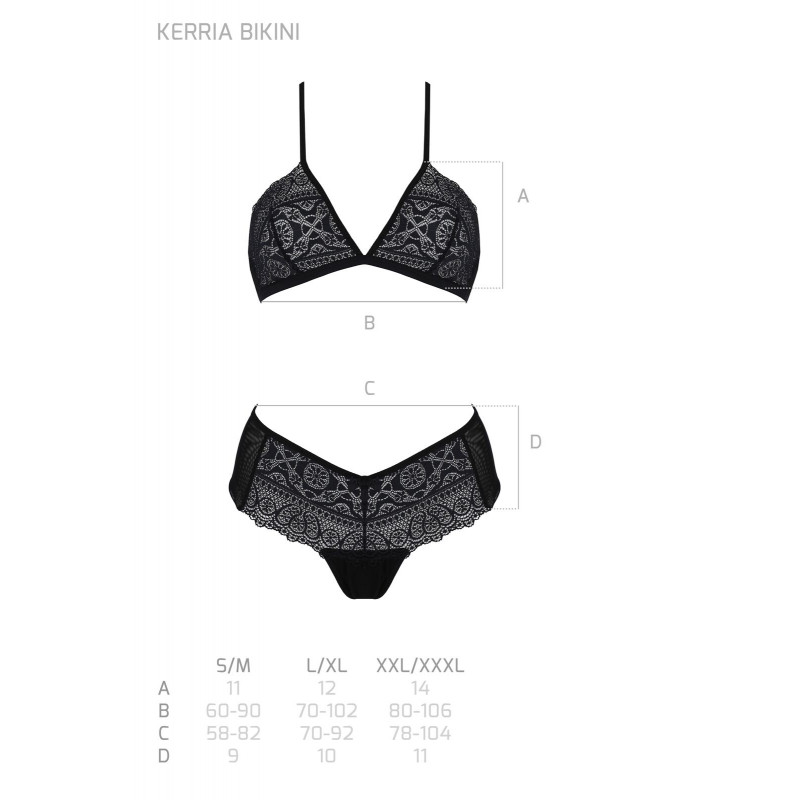 Упаковка комплекту бікіні Passion KERRIA BIKINI black