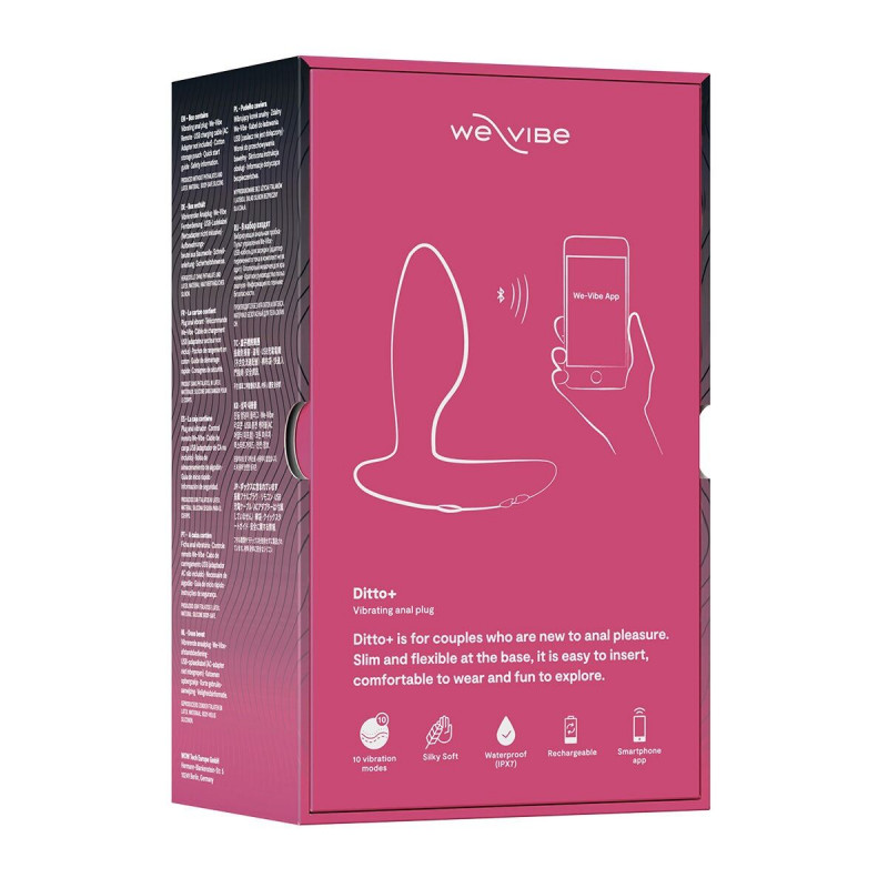 We-Vibe Ditto+ Cosmic Pink: загальний вигляд продукту в контексті