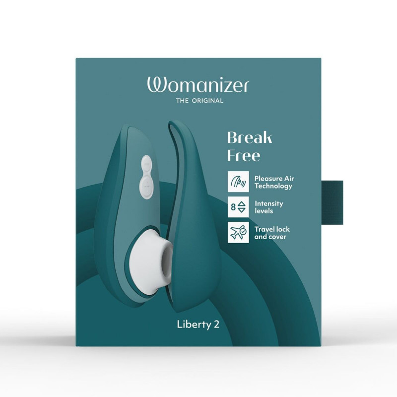 Womanizer Liberty 2 Dark Petrol у руці: розмір та ергономіка