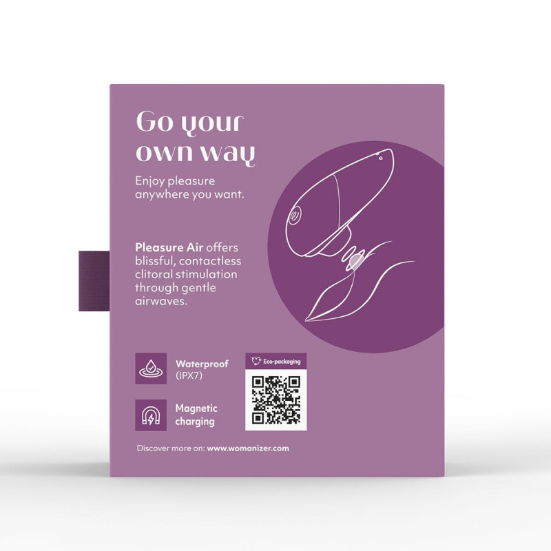 Водонепроникний вакуумний стимулятор Womanizer Liberty 2 Purple