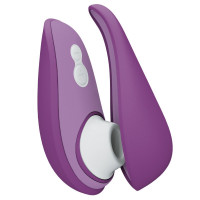 Вакуумный клиторальный стимулятор Womanizer Liberty 2 Purple, 8 режимов, с магнитной крышкой