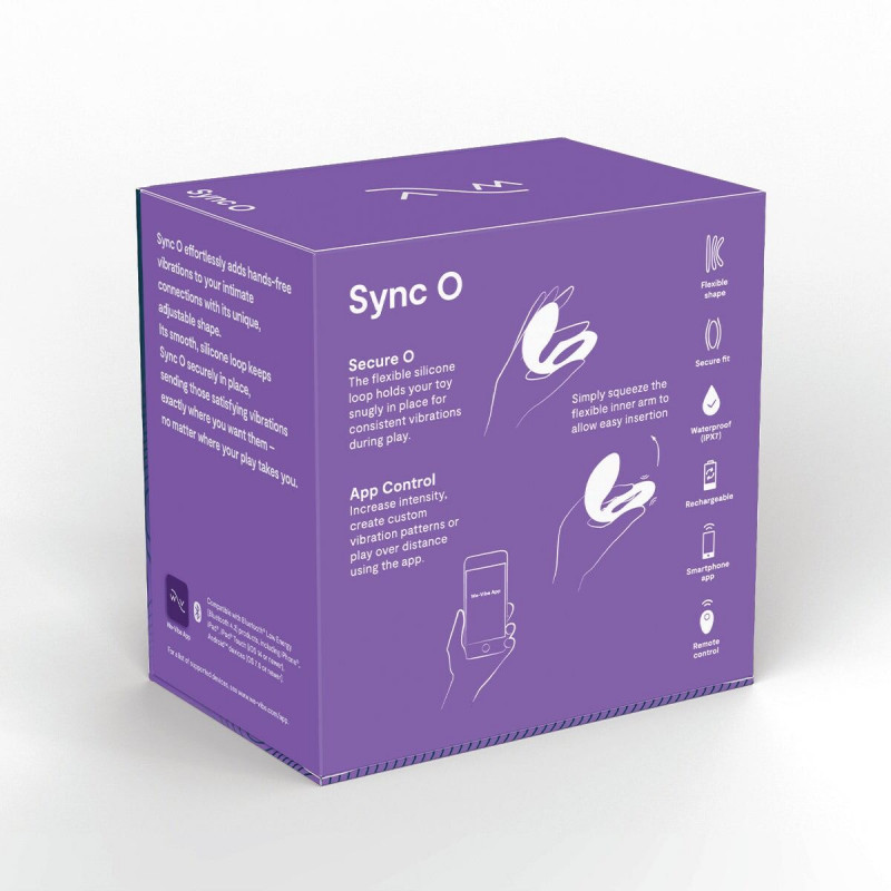 We-Vibe Sync O Light Purple: деталі пульту ДК, кнопки та індикатори