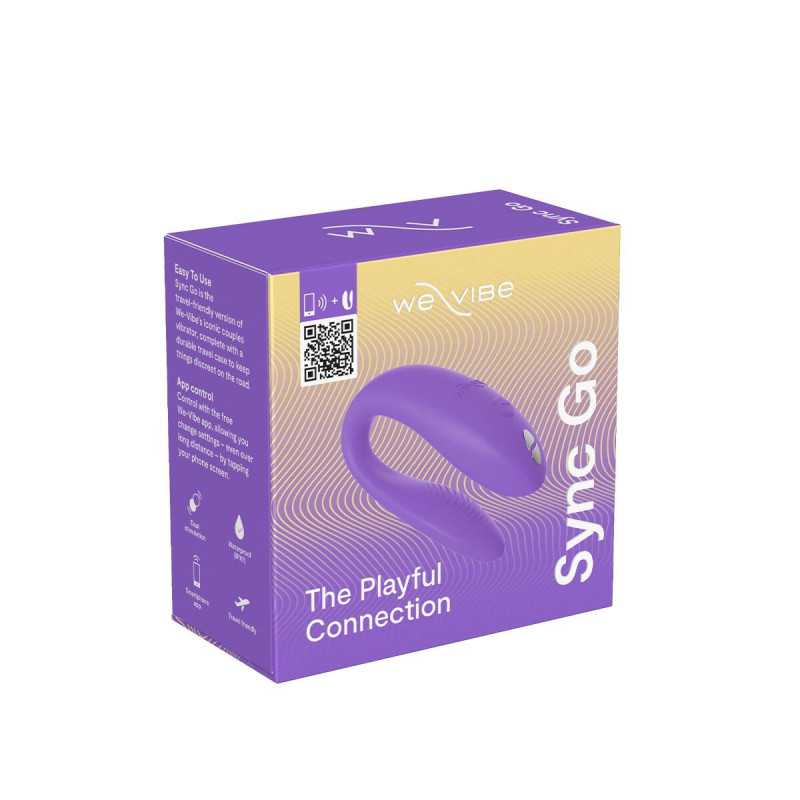 We-Vibe Sync GO Light Purple: деталі зарядки та підключення