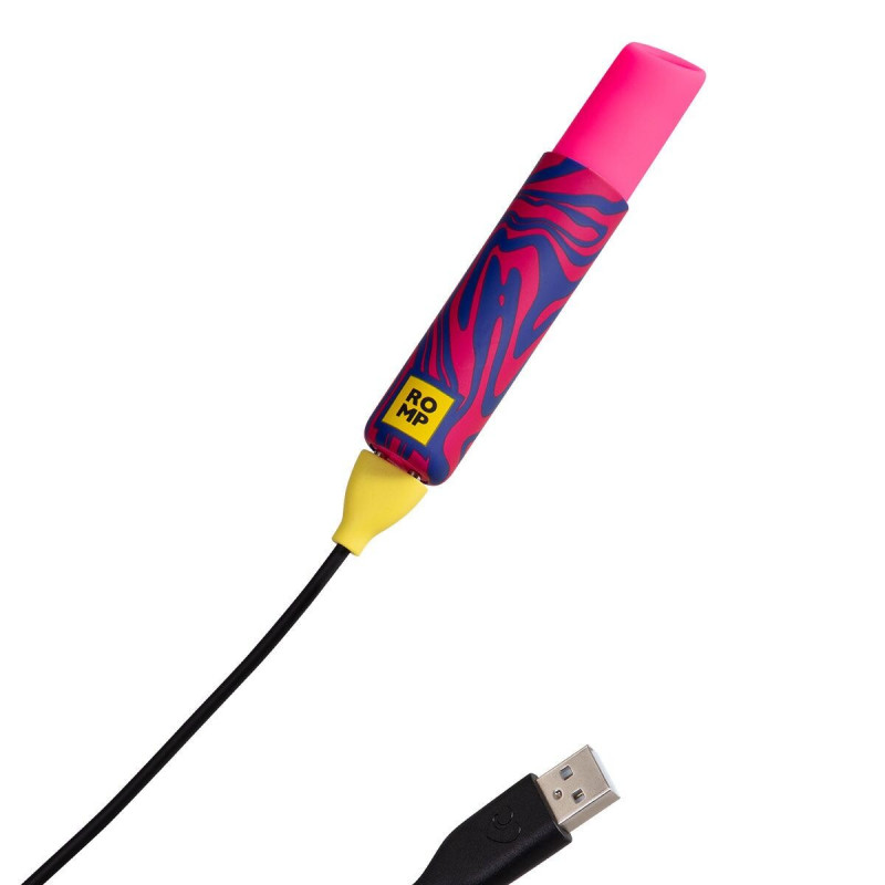 Упаковка вакуумного кліторального стимулятора Romp Lipstick, стильний дизайн