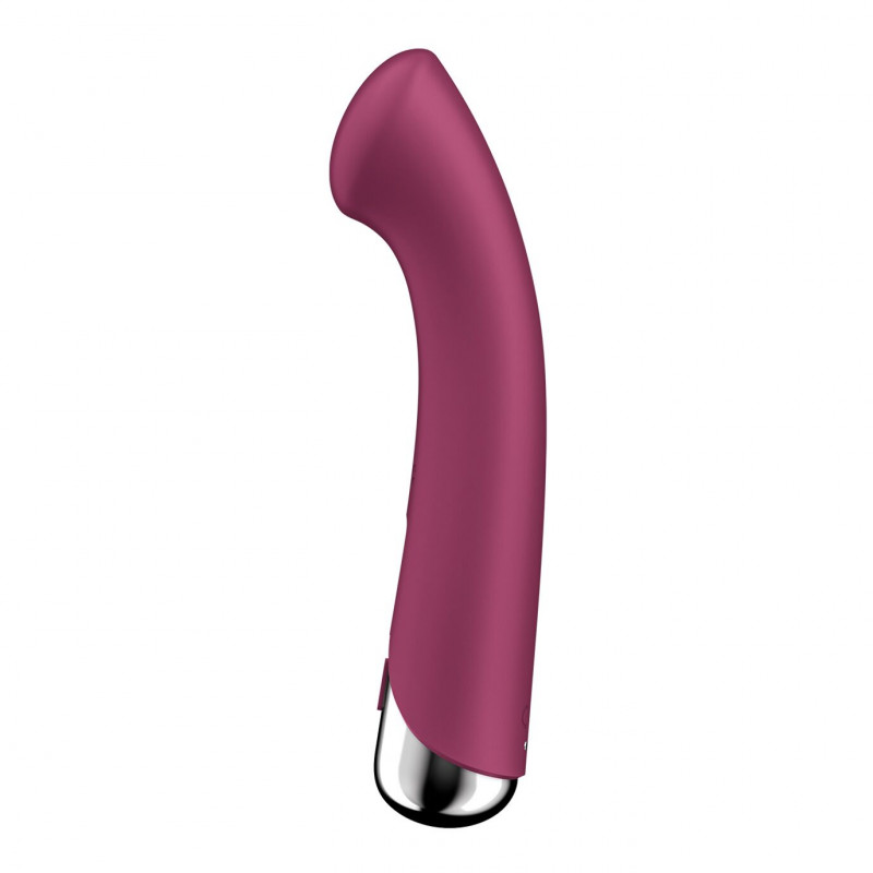Детальний вигляд ротаційного наконечника вібратора Satisfyer Spinning G-Spot 1 Red