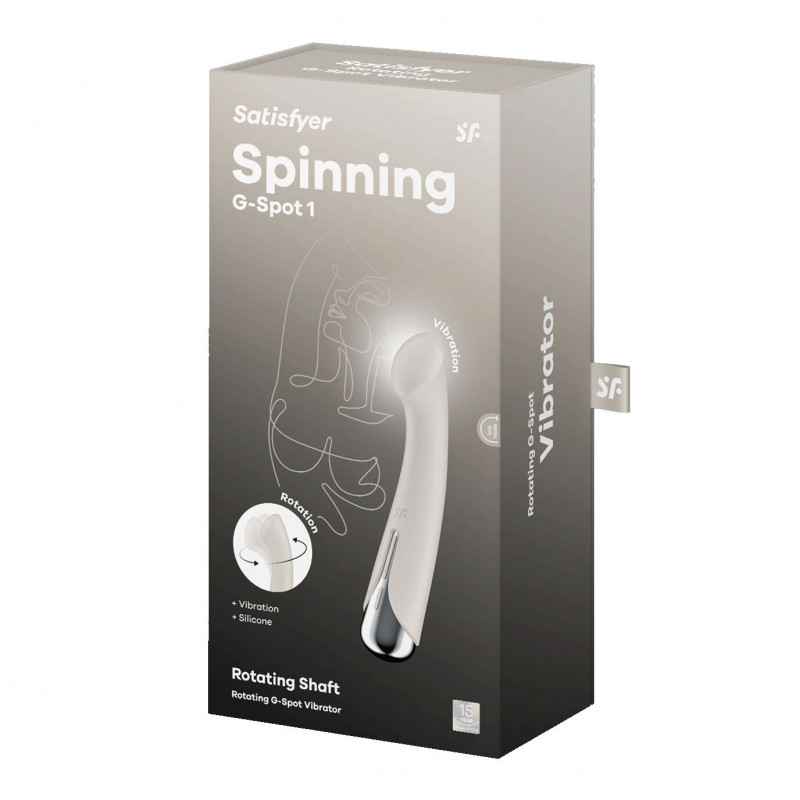 Аксесуари до вібратора Satisfyer Spinning G-Spot, бежевий