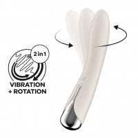 Вибратор точки G Satisfyer Spinning Vibe 1 Beige с вращением, 2 мотора