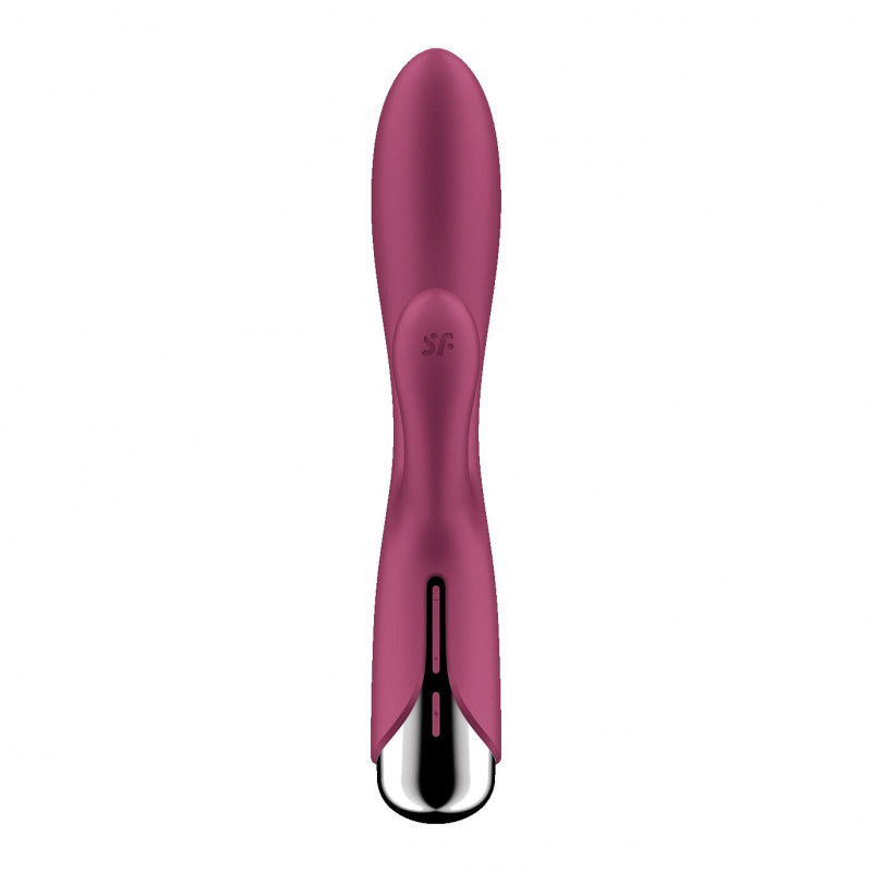 Satisfyer Spinning Rabbit 1 Red - демонструє ротаційну функцію