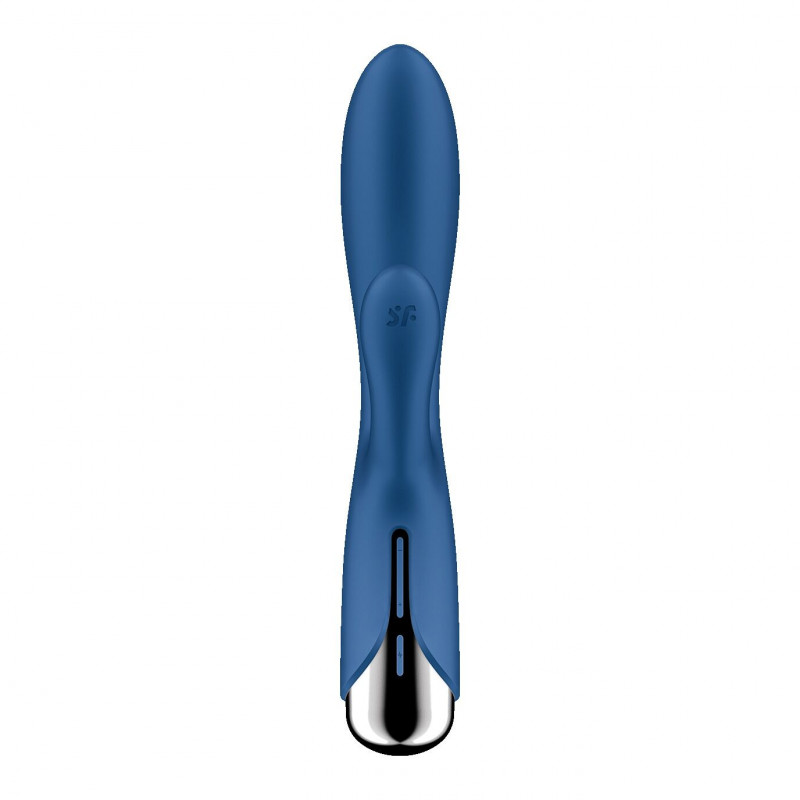 Вібратор-кролик Satisfyer Spinning Rabbit 1 Blue, детальний вид на ротаційний елемент