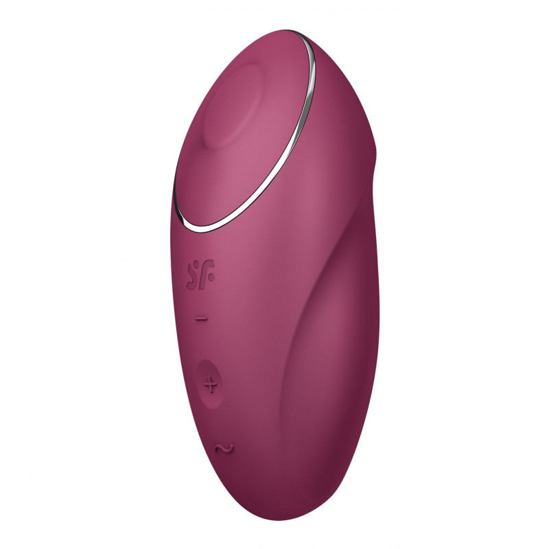 Упаковка вібростимулятора Satisfyer Tap & Climax 1 Red: стильний та дискретний дизайн