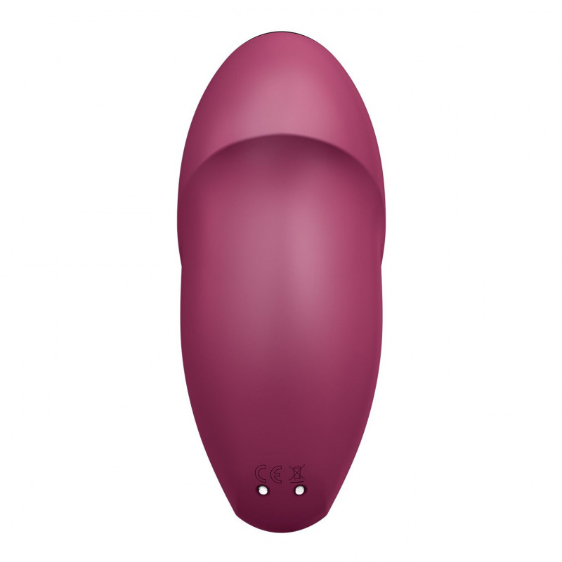 Satisfyer Tap & Climax 1 Red: демонстрація двох моторів, що забезпечують потужну стимуляцію