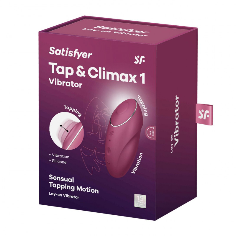 Комплектація Satisfyer Tap & Climax 1 Red: що входить до набору (зарядний кабель, інструкція)