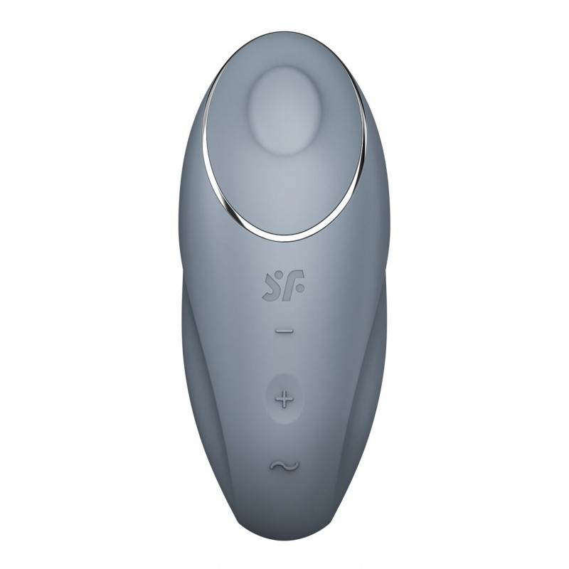 Упаковка вібростимулятора Satisfyer Tap & Climax 1 Bluegrey, брендована коробка
