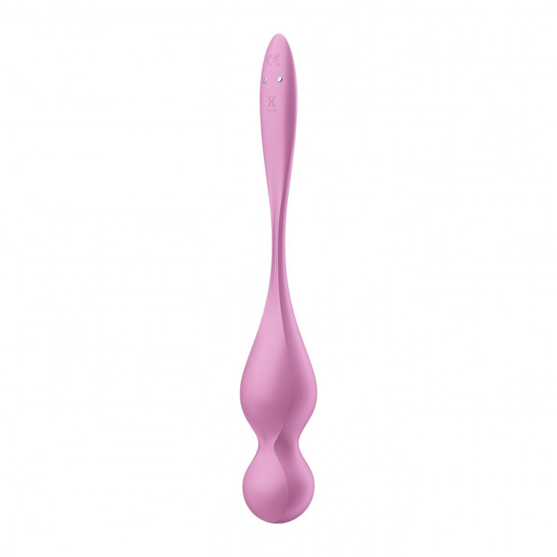 Текстура силікону вагінальних смарт-кульок Satisfyer Love Birds 1 Connect App Pink: м'якість та безпека матеріалу