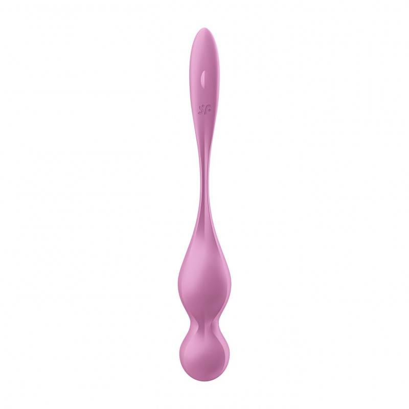 Детальний вигляд кнопок керування на вагінальних смарт-кульках Satisfyer Love Birds 1 Connect App Pink