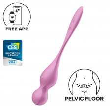 Вагінальні смарт-кульки з вібрацією Satisfyer Love Birds 1 Connect App Pink, 78 г — Keks-Hub