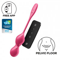 Вагінальні смарт-кульки Satisfyer Love Birds 2 Connect App Red, 86 г, пульт ДК