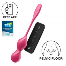 Вагінальні смарт-кульки Satisfyer Love Birds 2 Connect App Red, 86 г, пульт ДК — Keks-Hub
