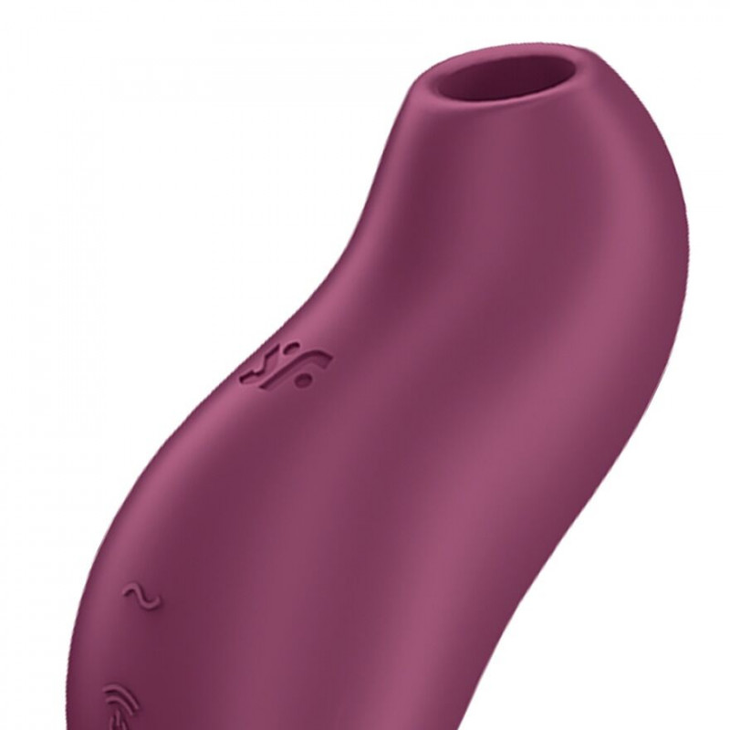 Текстура силіконової насадки вакуумного стимулятора Satisfyer Pocket Pro 1 Purple