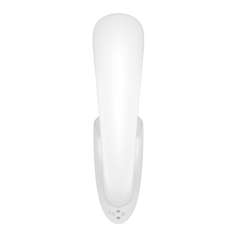 Два мотори Satisfyer G for Goddess 1 White: їх розташування для подвійної стимуляції