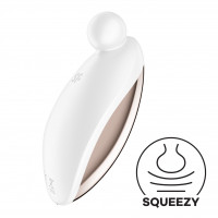 Вібратор для зовнішньої стимуляції Satisfyer Spot On 2 White, потужний, гнучкий відросток