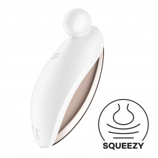 Вібратор для зовнішньої стимуляції Satisfyer Spot On 2 White, потужний, гнучкий відросток — Keks-Hub