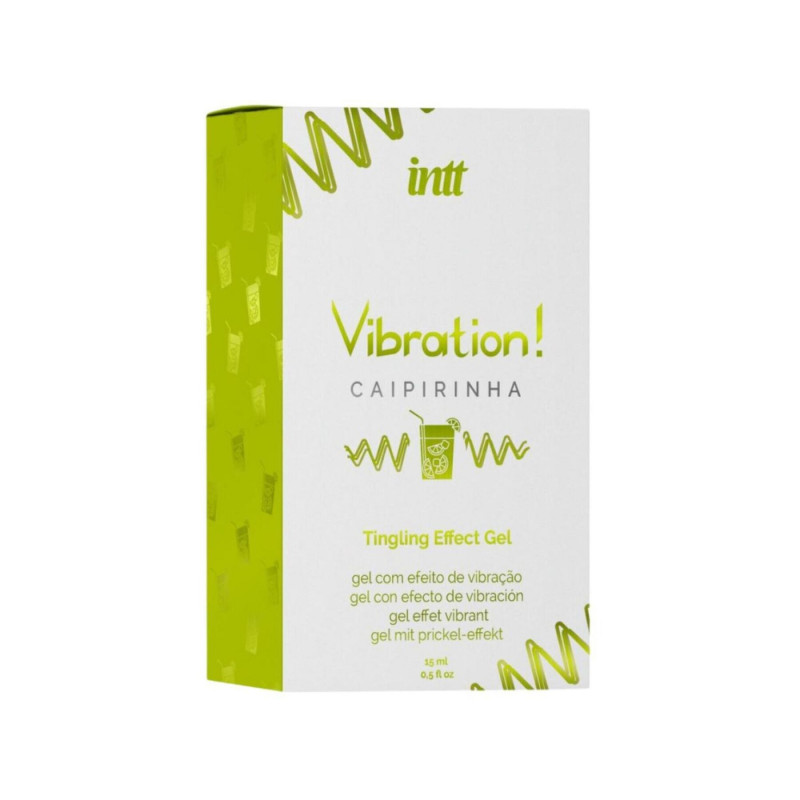 Упаковка рідкого вібратора Intt Vibration Caipirinha (15 мл)