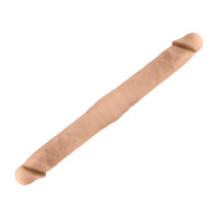 Двосторонній фалоімітатор SilexD Billy-Joe Double Dong Flesh M, гнучкий, термореактивний