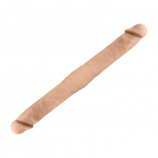 Двосторонній фалоімітатор SilexD Billy-Joe Double Dong Flesh M, гнучкий, термореактивний — Keks-Hub