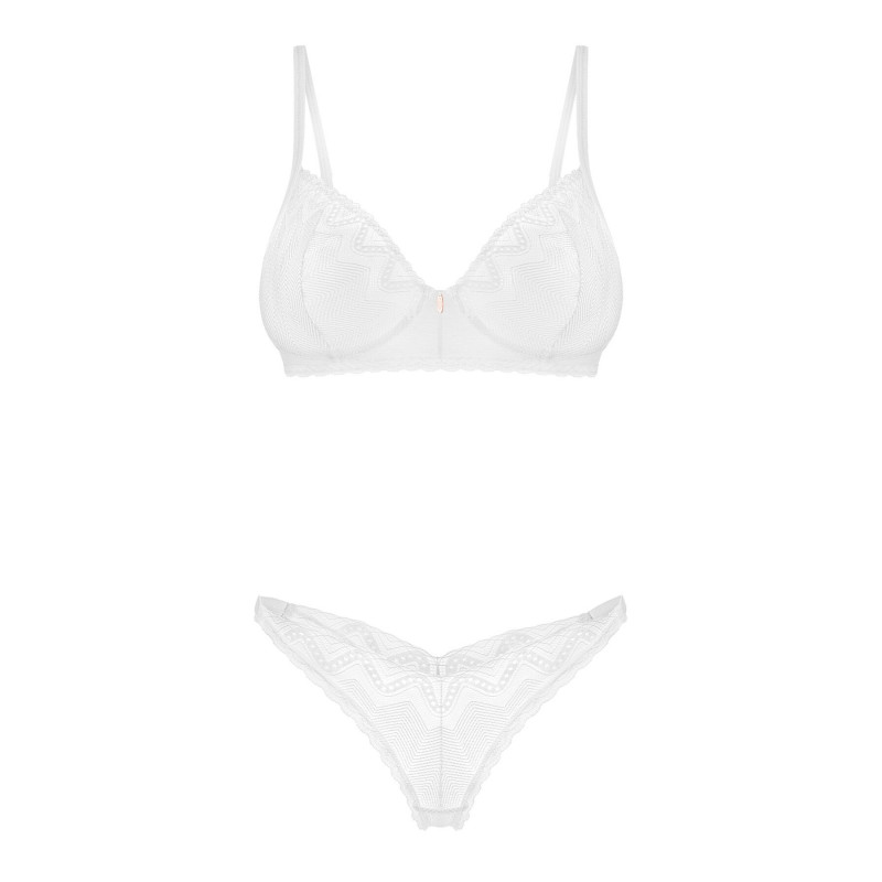 Упаковка комплекту Obsessive Alissium 2-pcs set M/L: брендова коробка для білизни