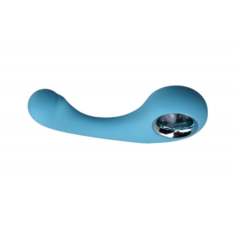 Вібратор FairyGasm BraveryAward синій: демонстрація комплектації, включаючи зарядний пристрій