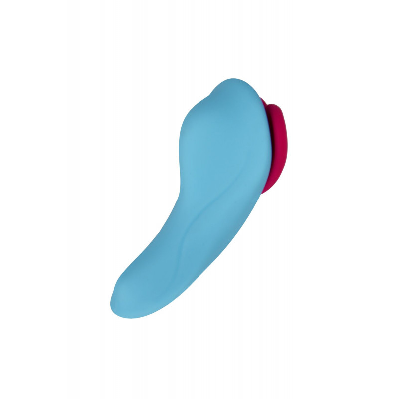 Синій вібратор FairyGasm HeartGem в упаковці