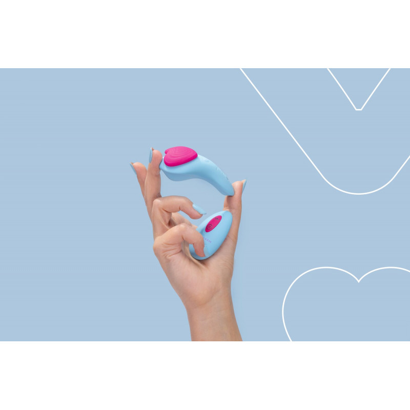 Комплект поставки вібратора FairyGasm HeartGem, що включає пульт