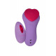 FairyGasm HeartGem вібратор для трусиків фіолетовий - вид збоку, деталі дизайну