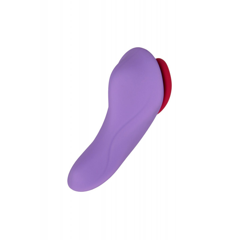 FairyGasm HeartGem вібратор для трусиків фіолетовий - демонстрація магнітного кріплення