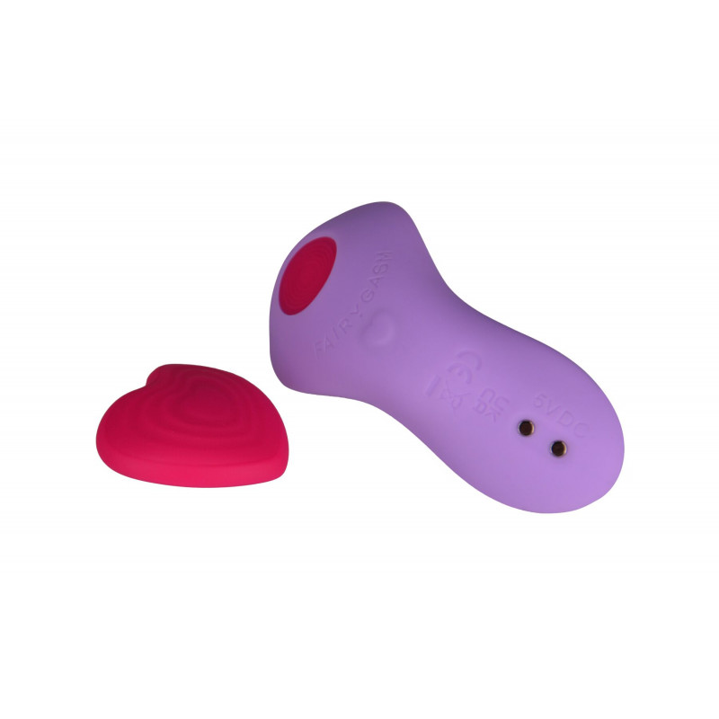 FairyGasm HeartGem вібратор для трусиків фіолетовий - розміри та форма