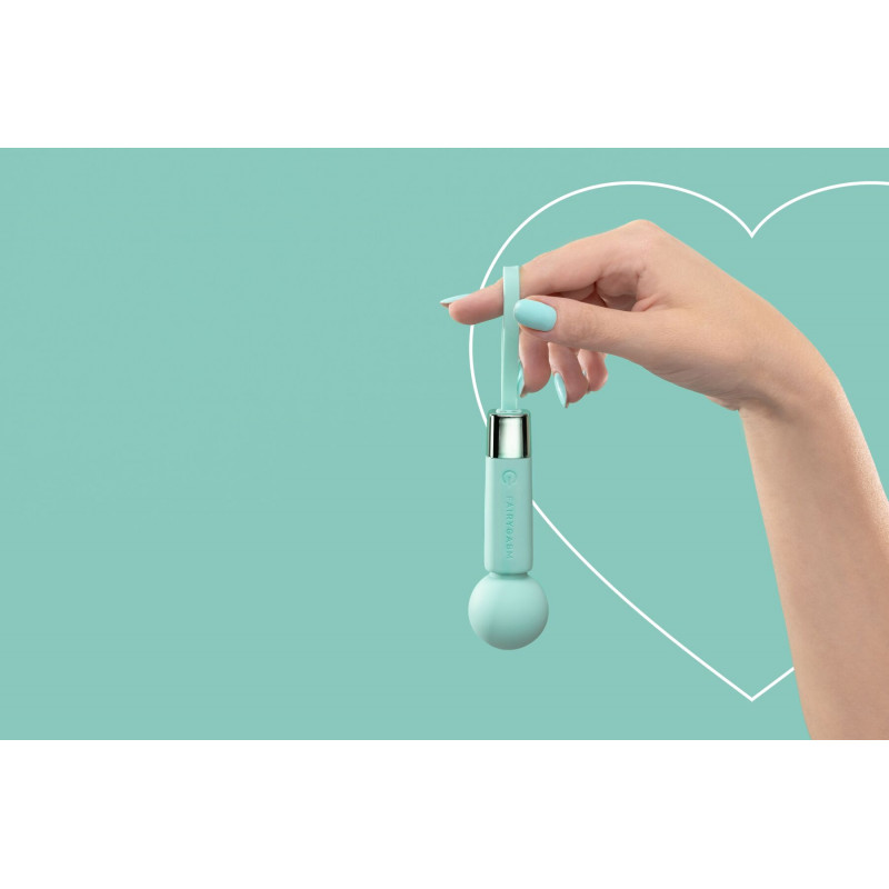 Мінівібромасажер FairyGasm Pearlstasy зелений - в руці