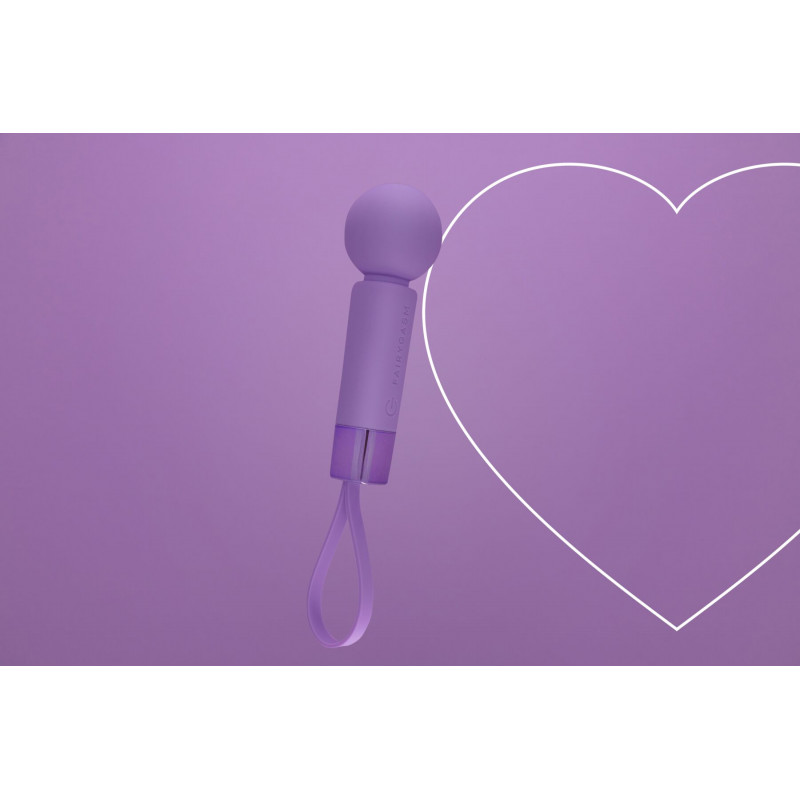 Мінівібромасажер FairyGasm Pearlstasy фіолетовий зблизька