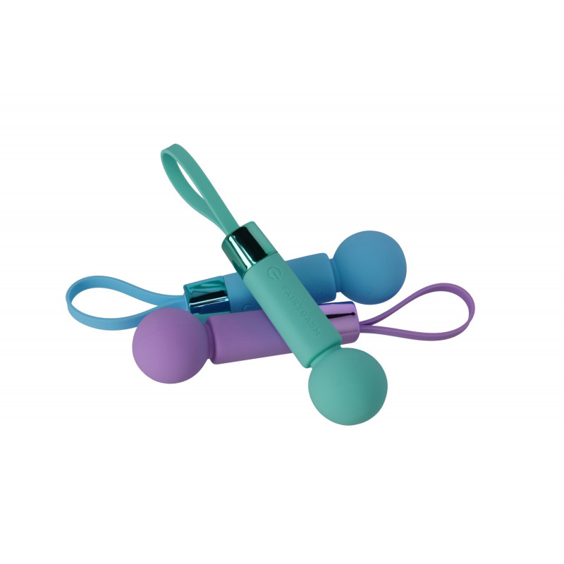 Мінівібромасажер FairyGasm Pearlstasy фіолетовий - зручний у руці