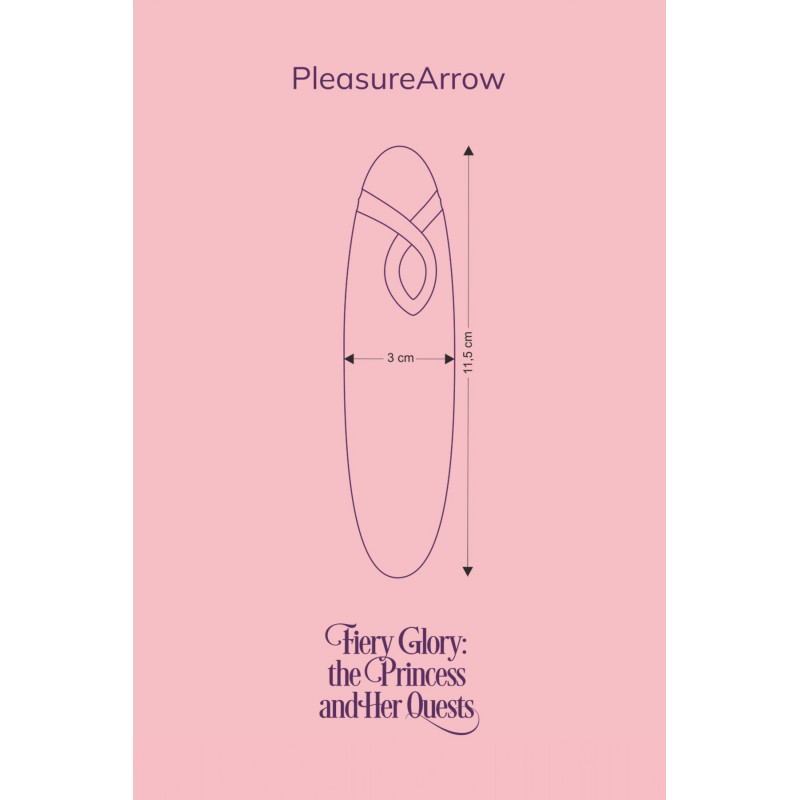 Мінівібратор FairyGasm Pleasure Arrow біля аксесуарів, універсальність