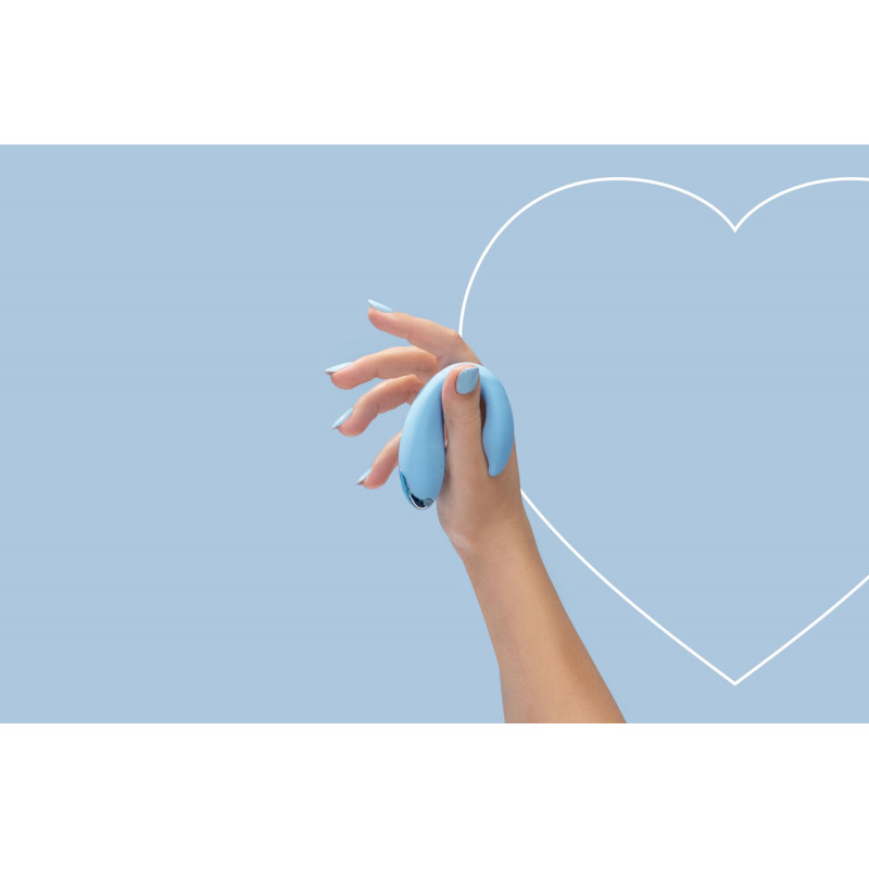 Синій вібратор FairyGasm PleasureBerry, його форма, що ідеально підходить для парного використання