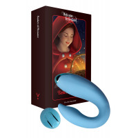 Выбратор для пар FairyGasm PleasureBerry blue, зарядный кейс, пульт ДУ