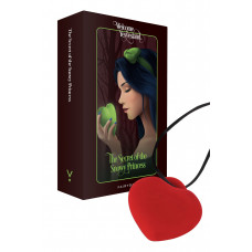 Мінівібратор FairyGasm PleasureStone Сердечко red, 9 режимів, на шнурку