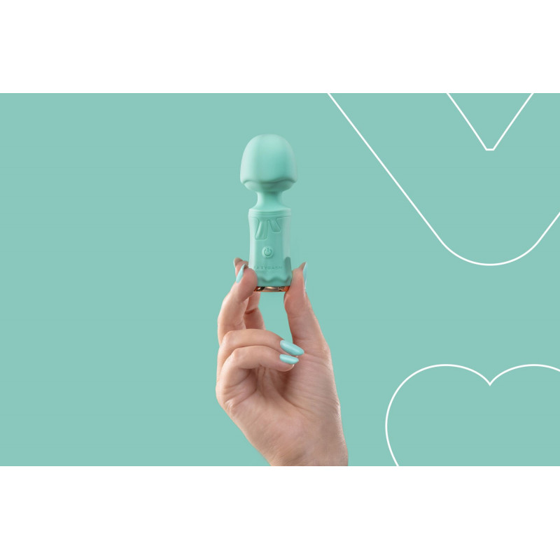 Мінівібромасажер FairyGasm SecretFuntasy зелений - демонстрація використання