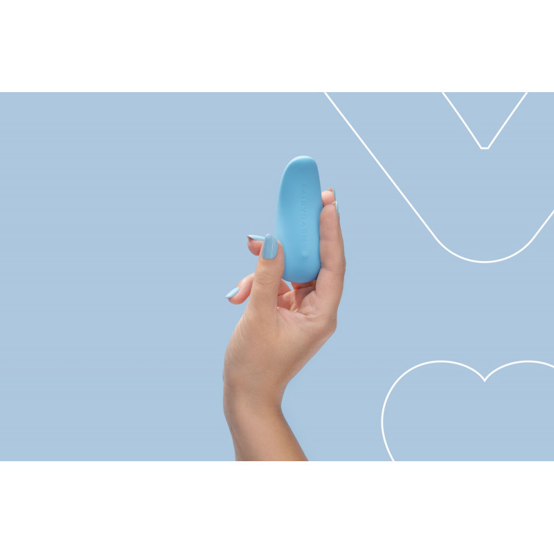 Вібратор-язичок FairyGasm ThrillLeaf blue - в контексті використання (натяк)