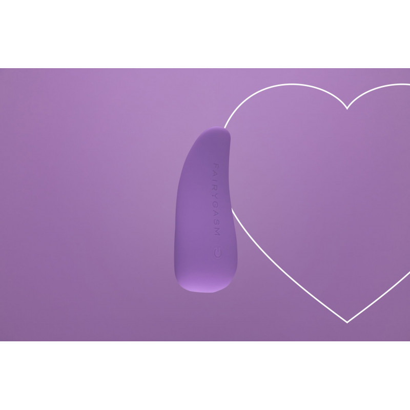 Фіалковий вібратор-язичок FairyGasm ThrillLeaf: деталі дизайну