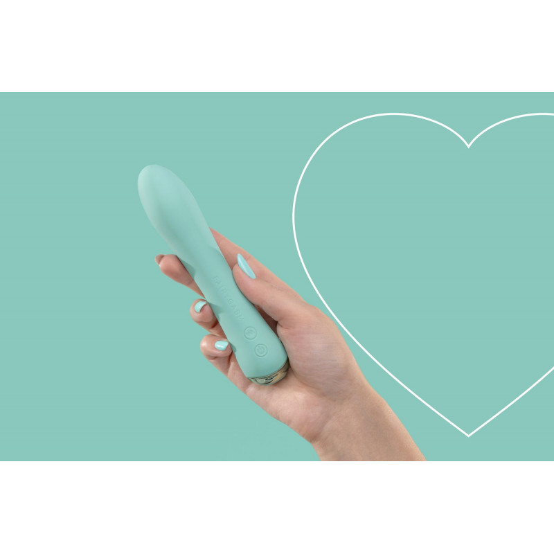 Вібратор FairyGasm WowGenie green з різних ракурсів, демонстрація всіх граней